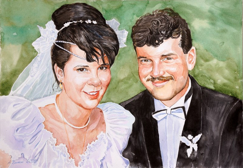 akwarelowy portret 5