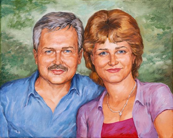 portret olejny pary portret pary 4