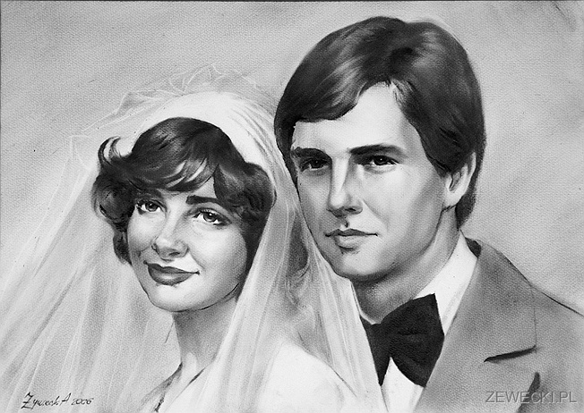 portret ślubny 2 Portret ze zdjęć